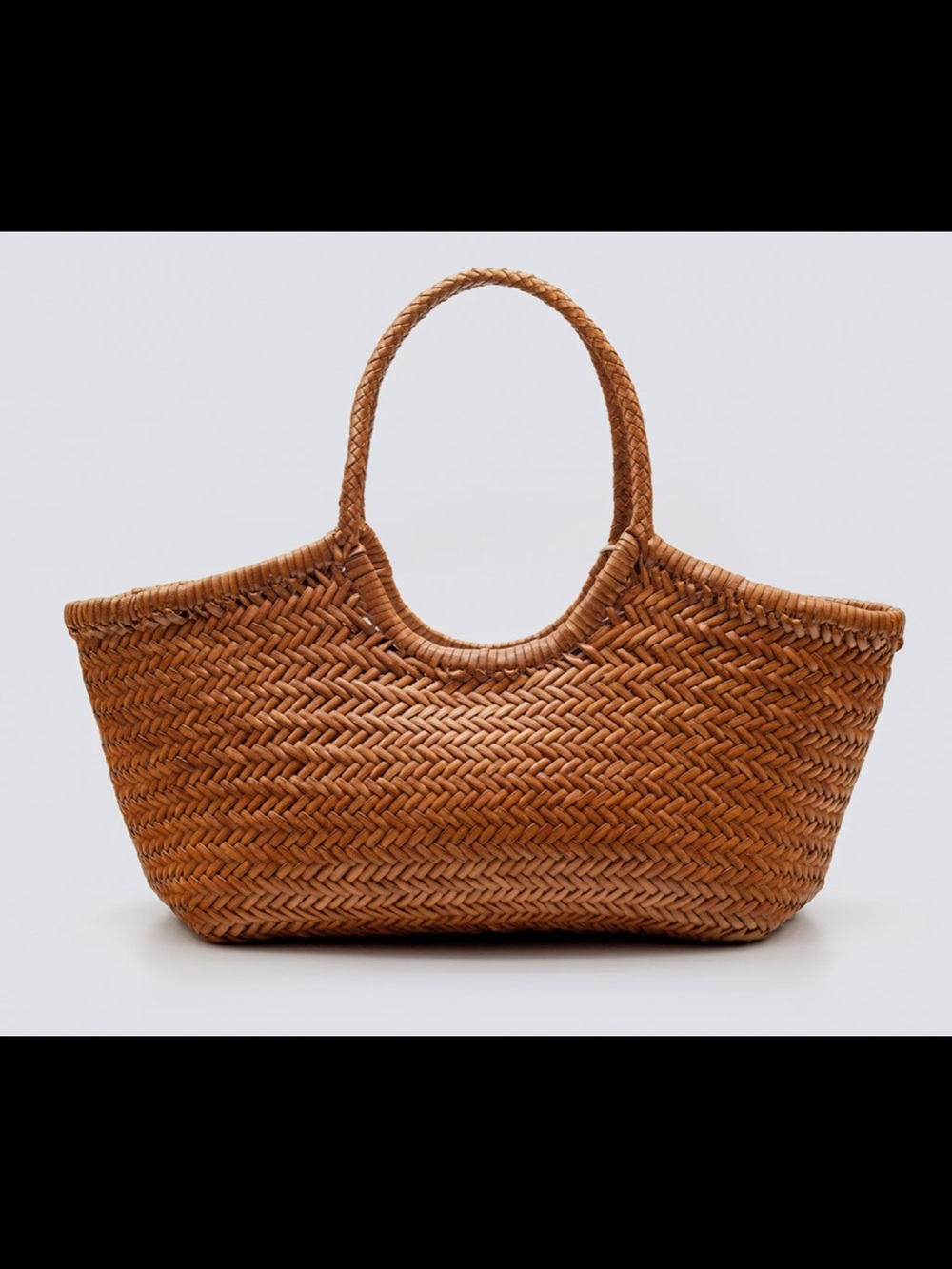 Dragon Diffusion Woven Tote in Tan